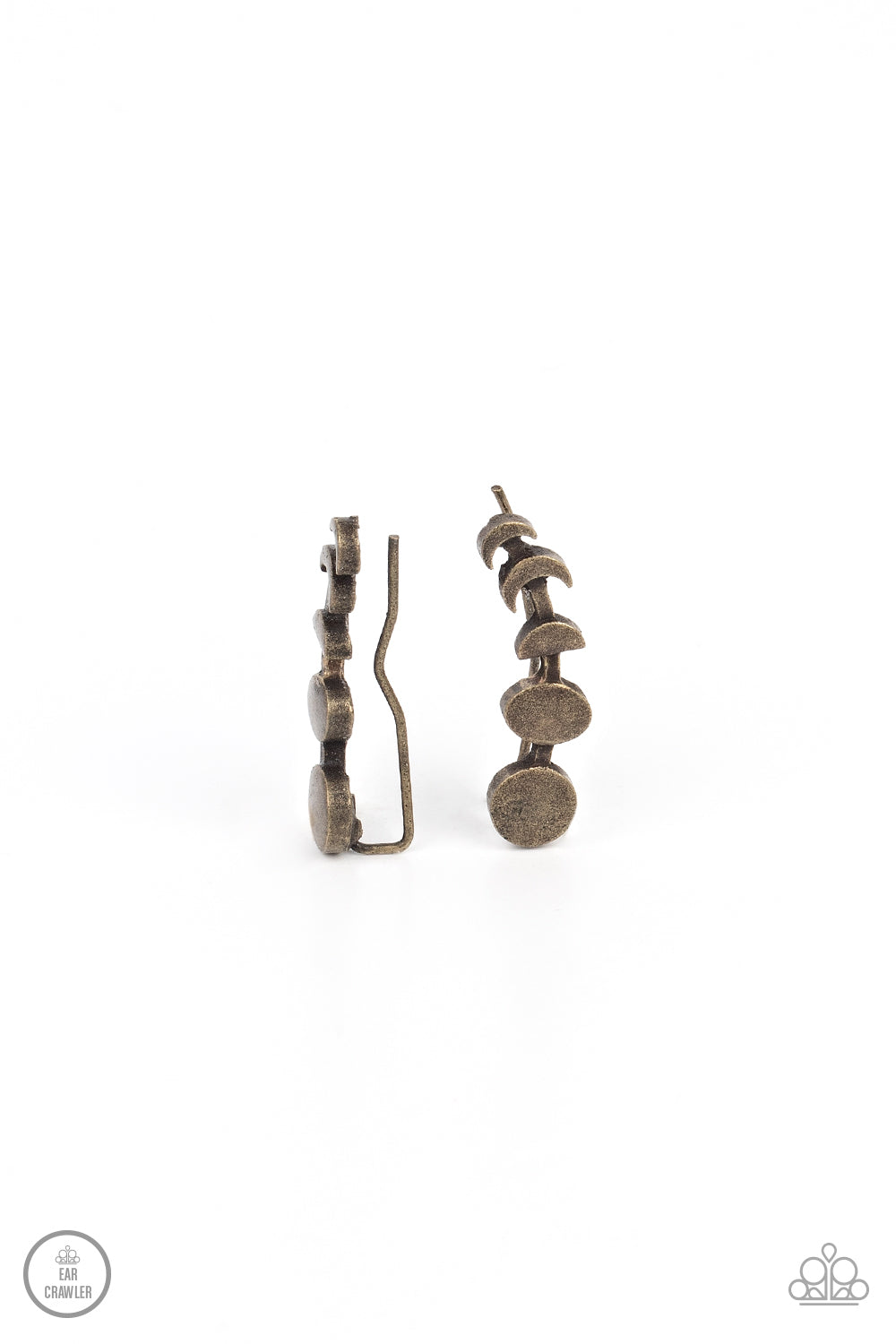 It's Just a Phase - brass - Paparazzi earrings