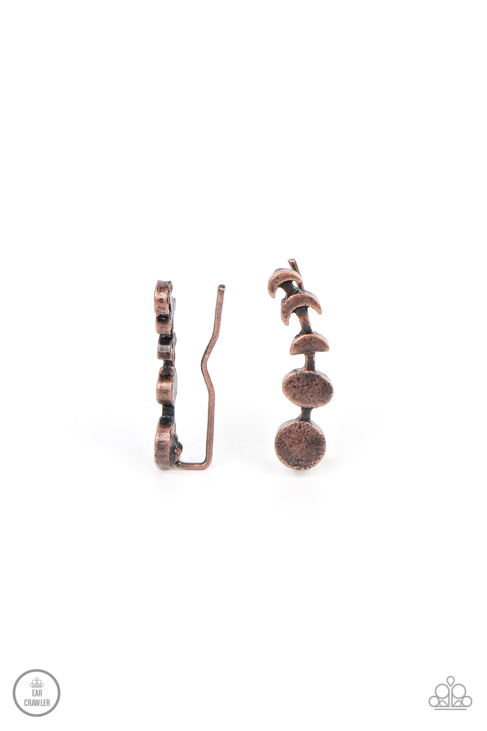 It's Just a Phase - copper - Paparazzi earrings