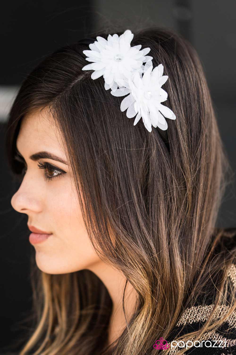 Johnny and June - White - Paparazzi headband