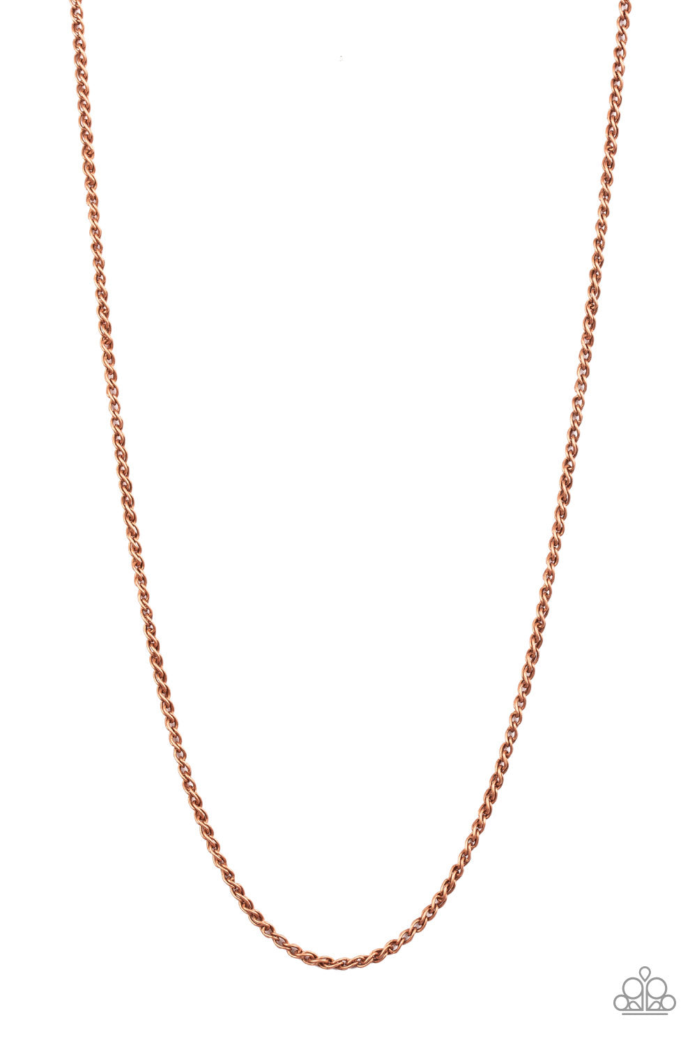 Jump Street - copper - Paparazzi mens necklace