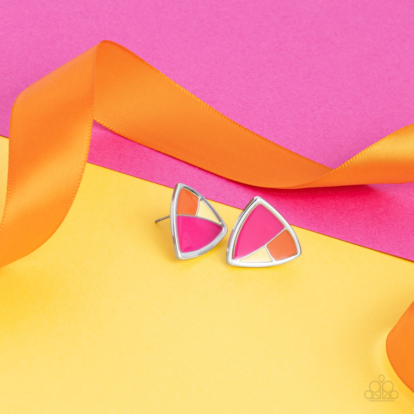 Kaleidoscopic Collision - multi - Paparazzi earrings