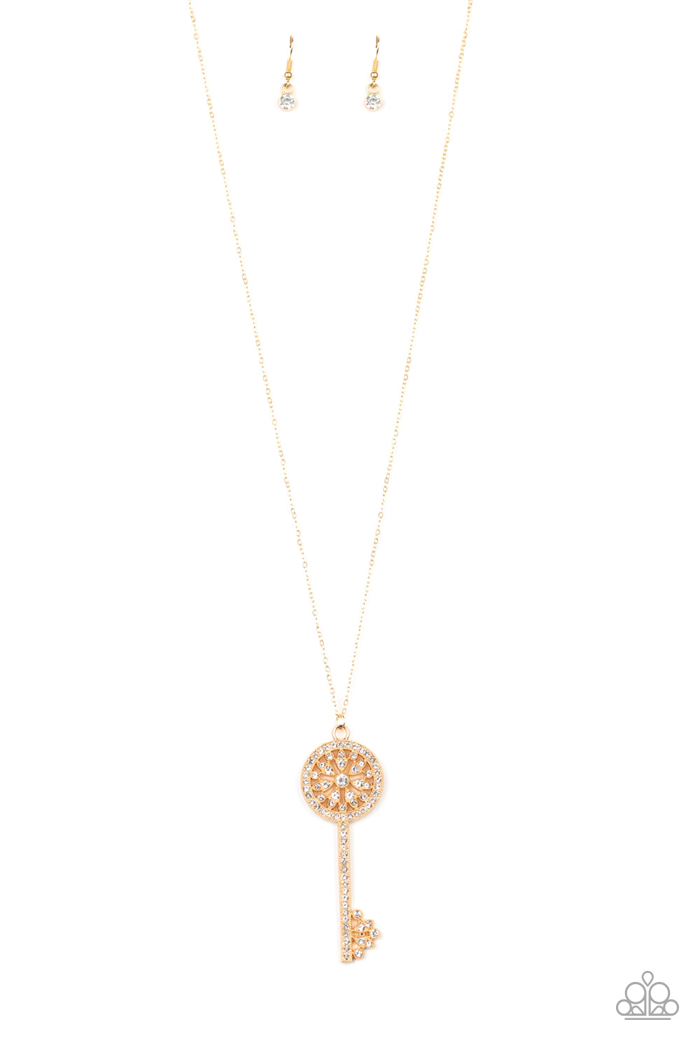 Keeping Secrets - gold - Paparazzi necklace