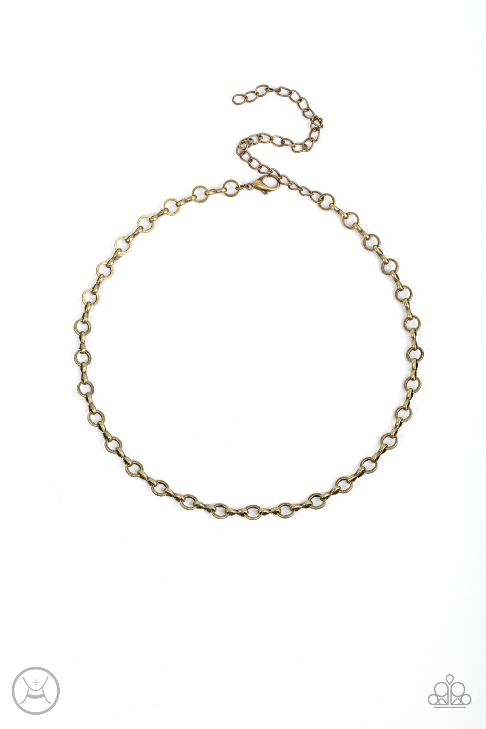 Keepin it Chic - brass - Paparazzi necklace