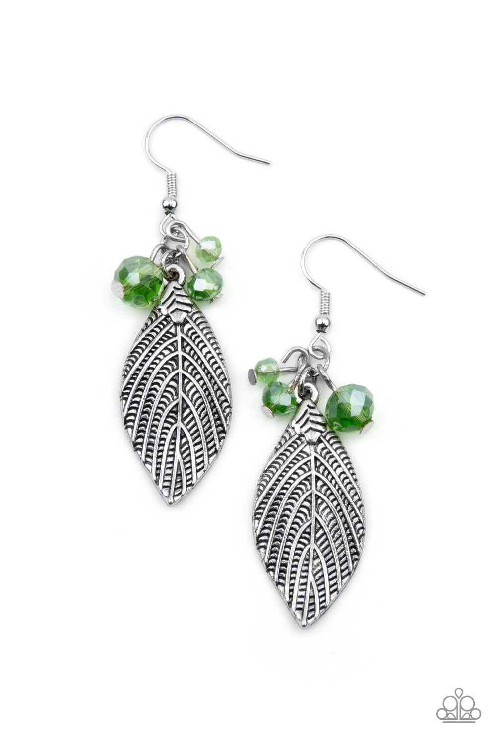 LEAF It To Fate - green - Paparazzi earrings