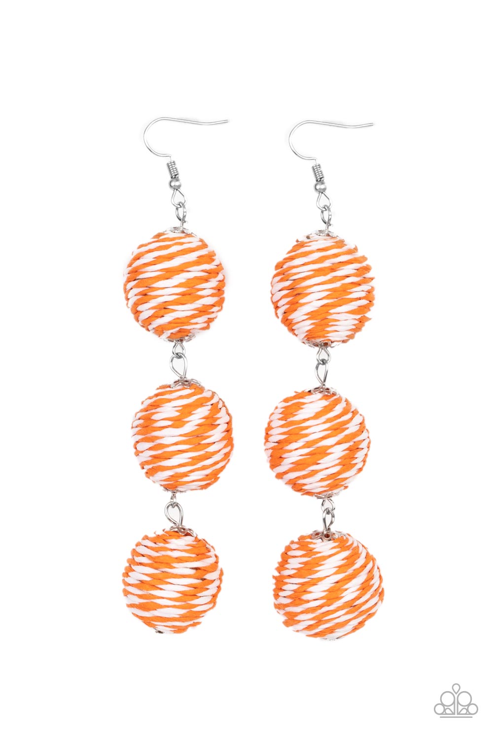 Laguna Lanterns - orange - Paparazzi earrings