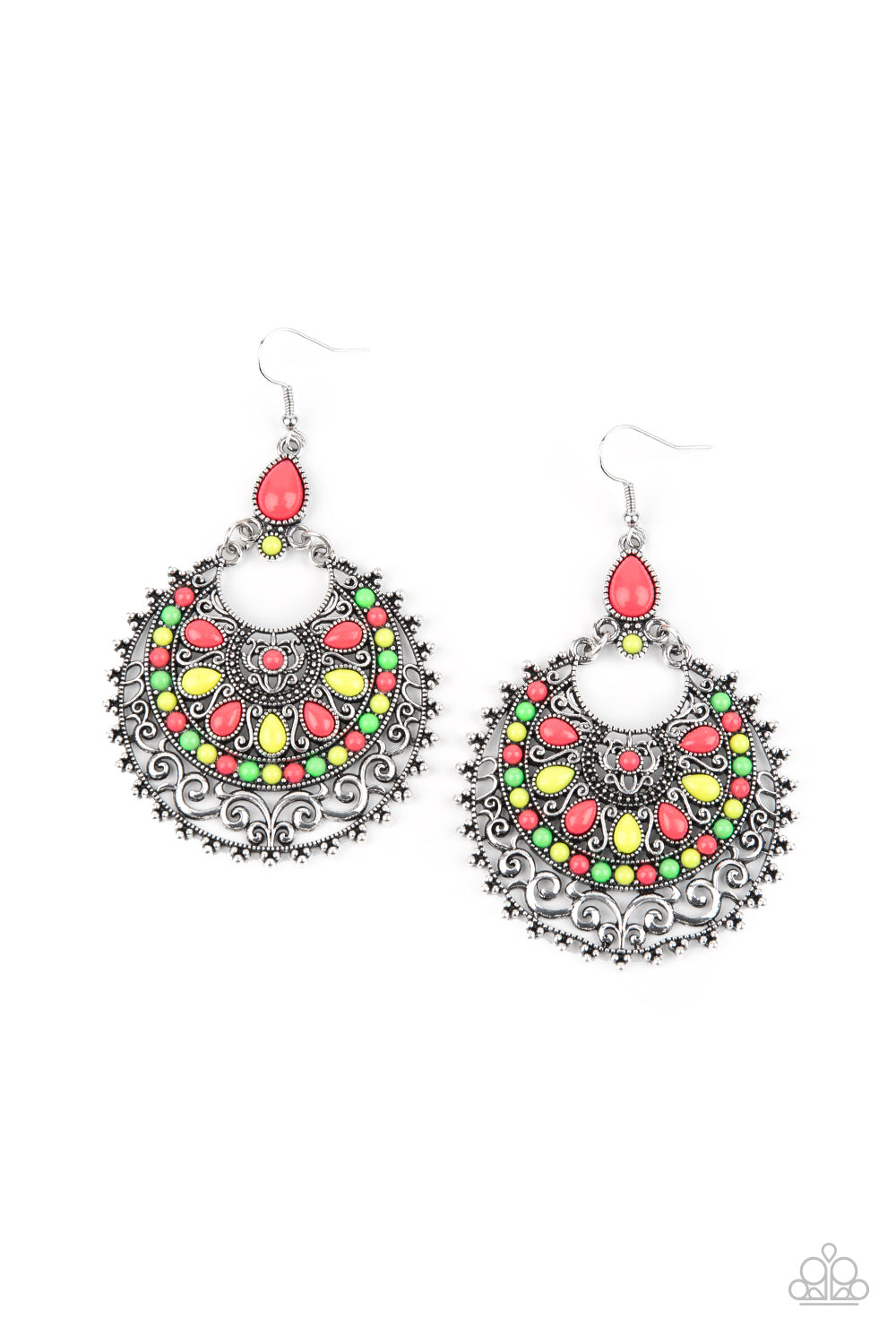 Laguna Leisure - multi - Paparazzi earrings