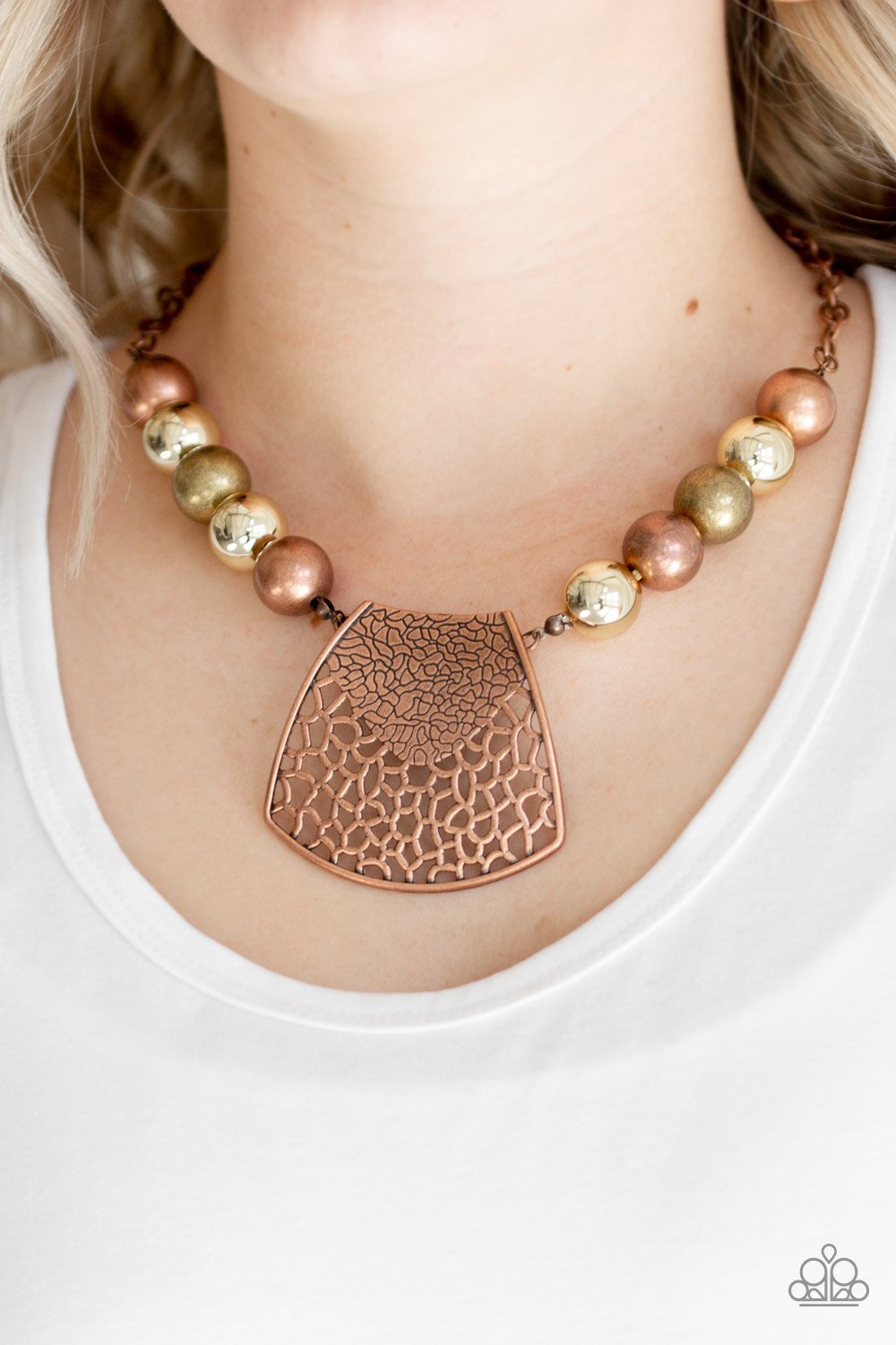 Large and In Charge - multi - Paparazzi necklace