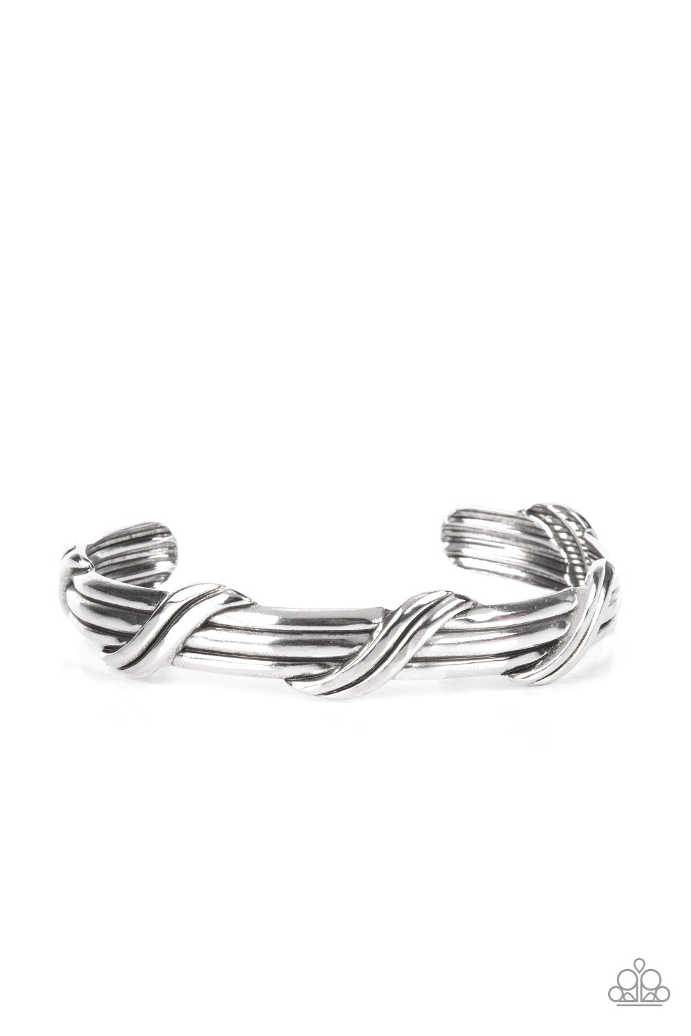 Last Man Standing - silver - Paparazzi MENS bracelet