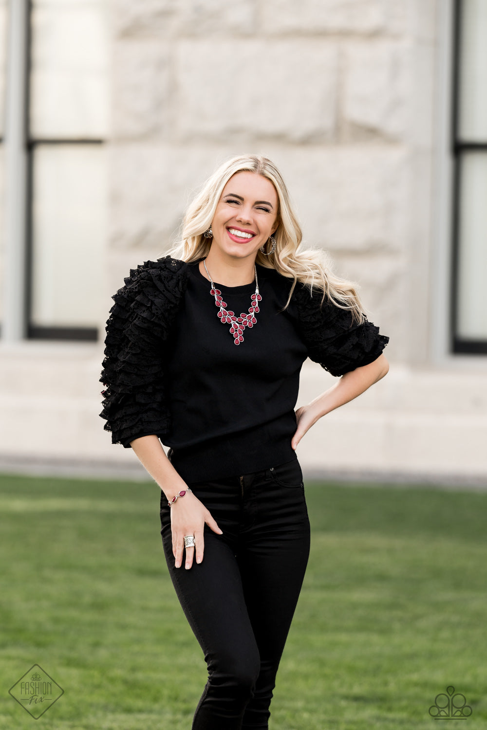 Laurel Wreaths - silver - Paparazzi earrings