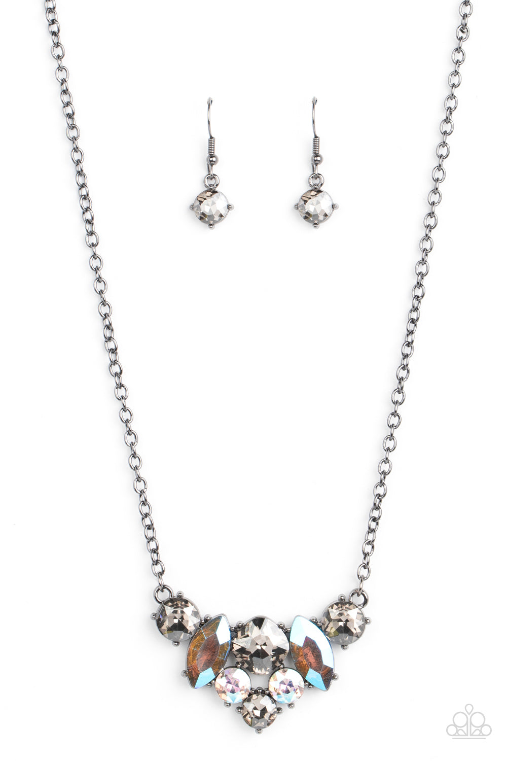 Lavishly Loaded - black - Paparazzi necklace