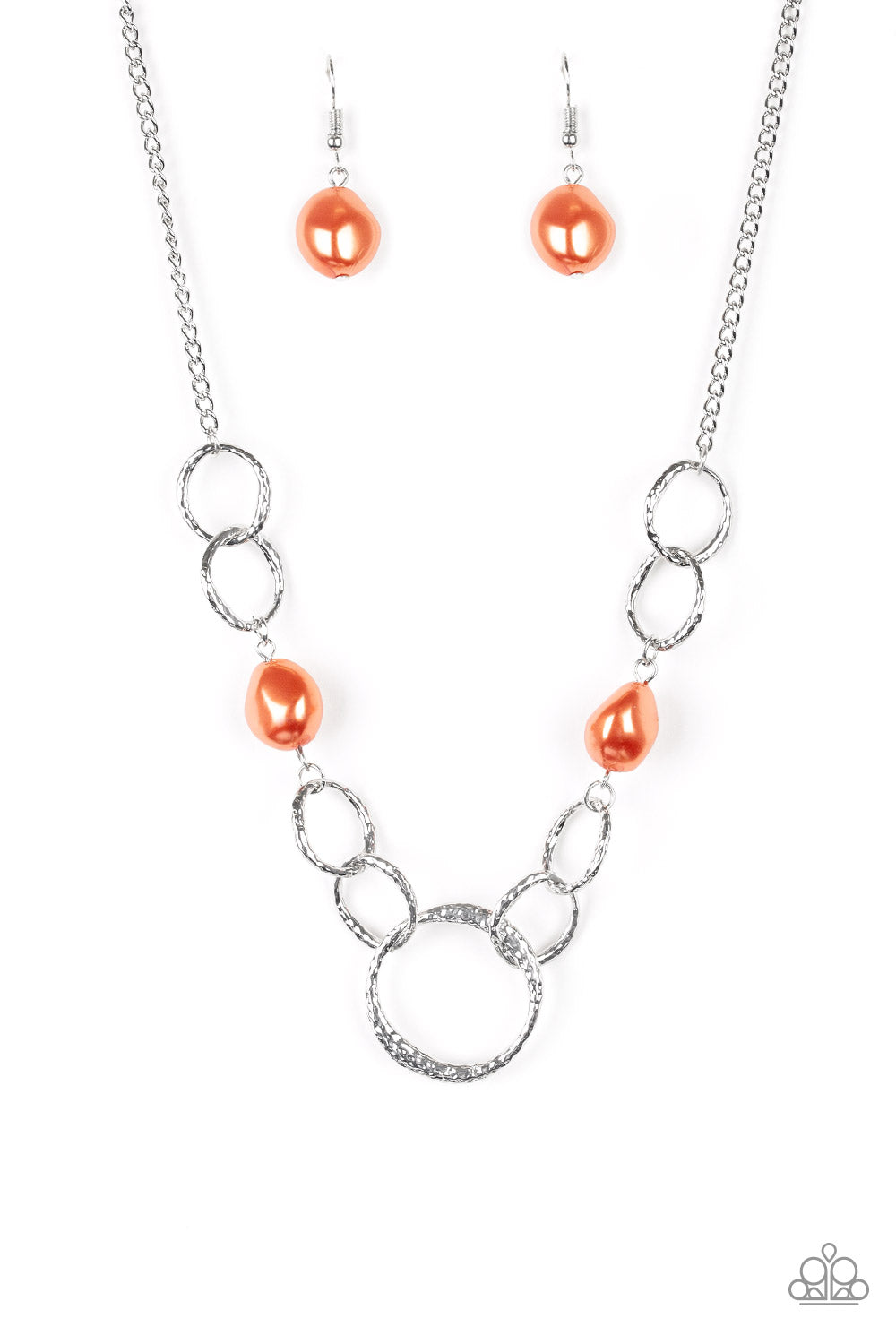 Lead Role - orange - Paparazzi necklace