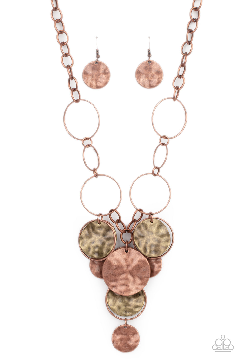Learn the HARDWARE Way - copper - Paparazzi necklace