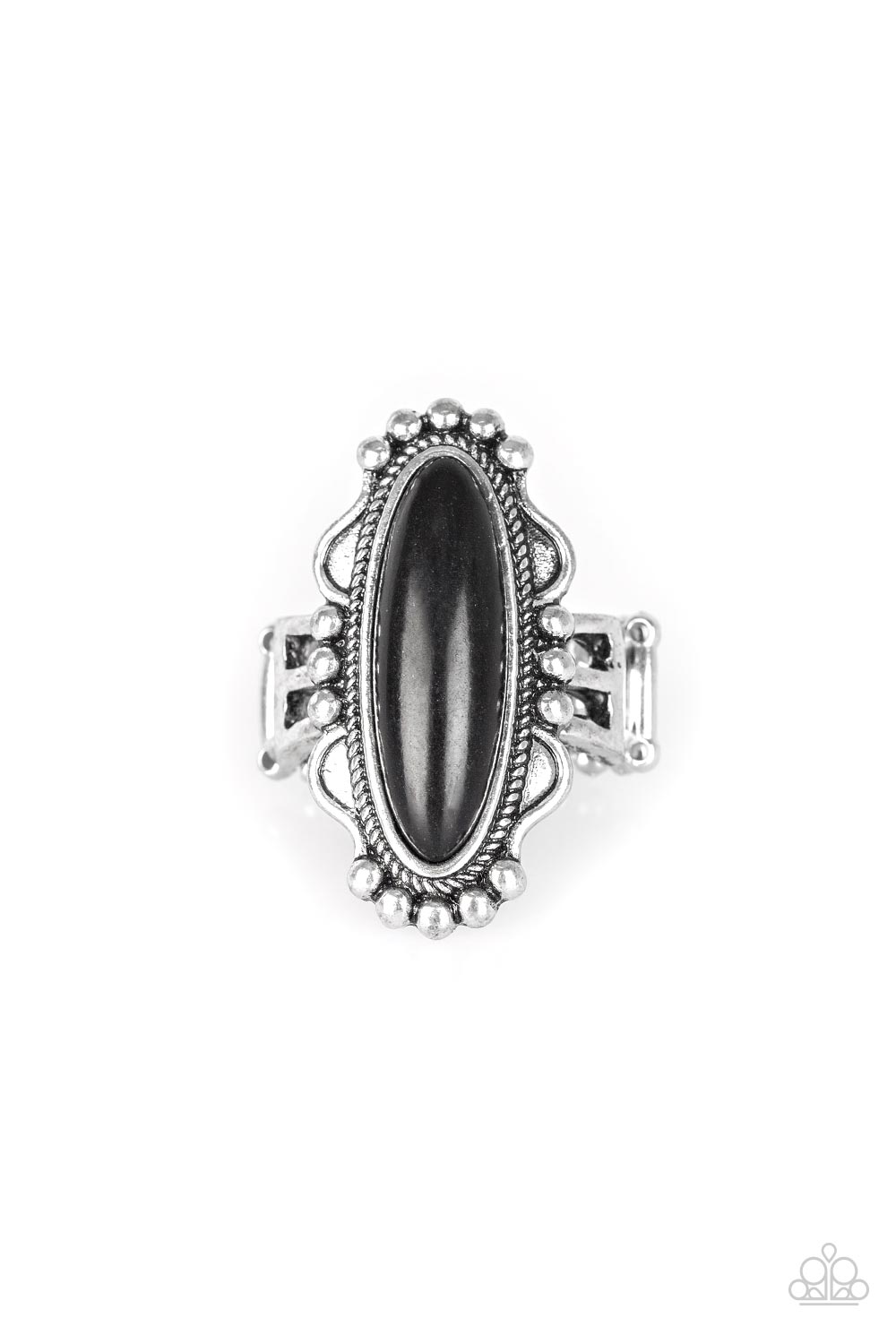 Leave No Trace - black - Paparazzi ring