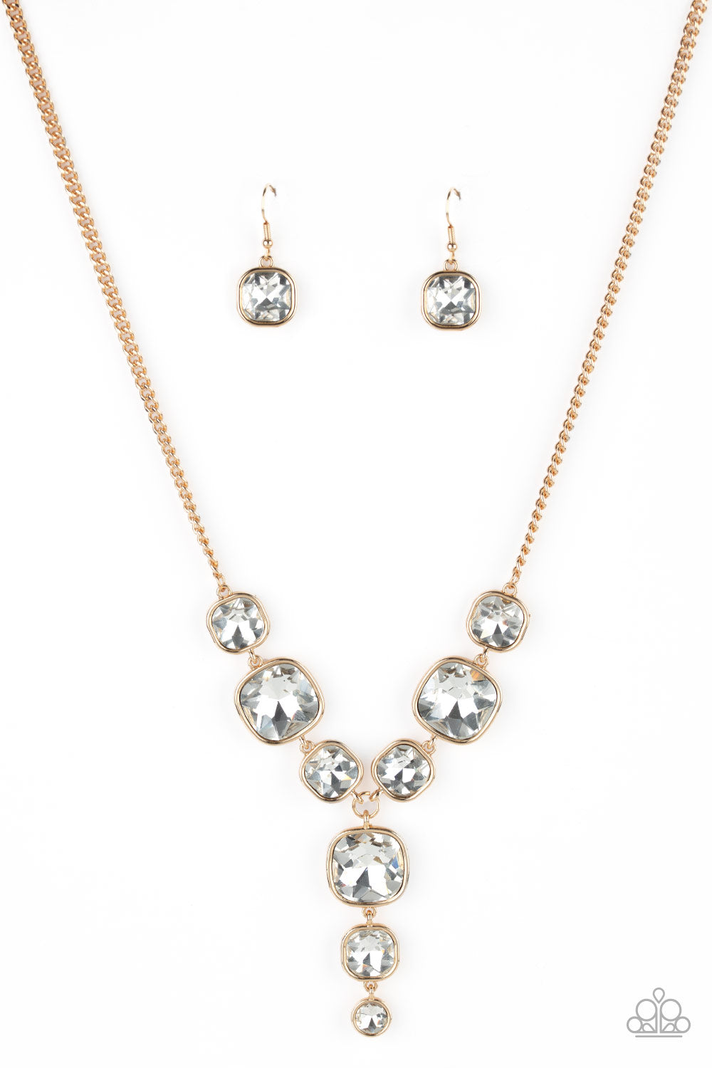 Legendary Luster - gold - Paparazzi necklace