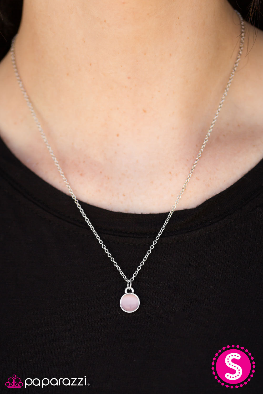 Let There Be MOONLIGHT - Pink - Paparazzi necklace