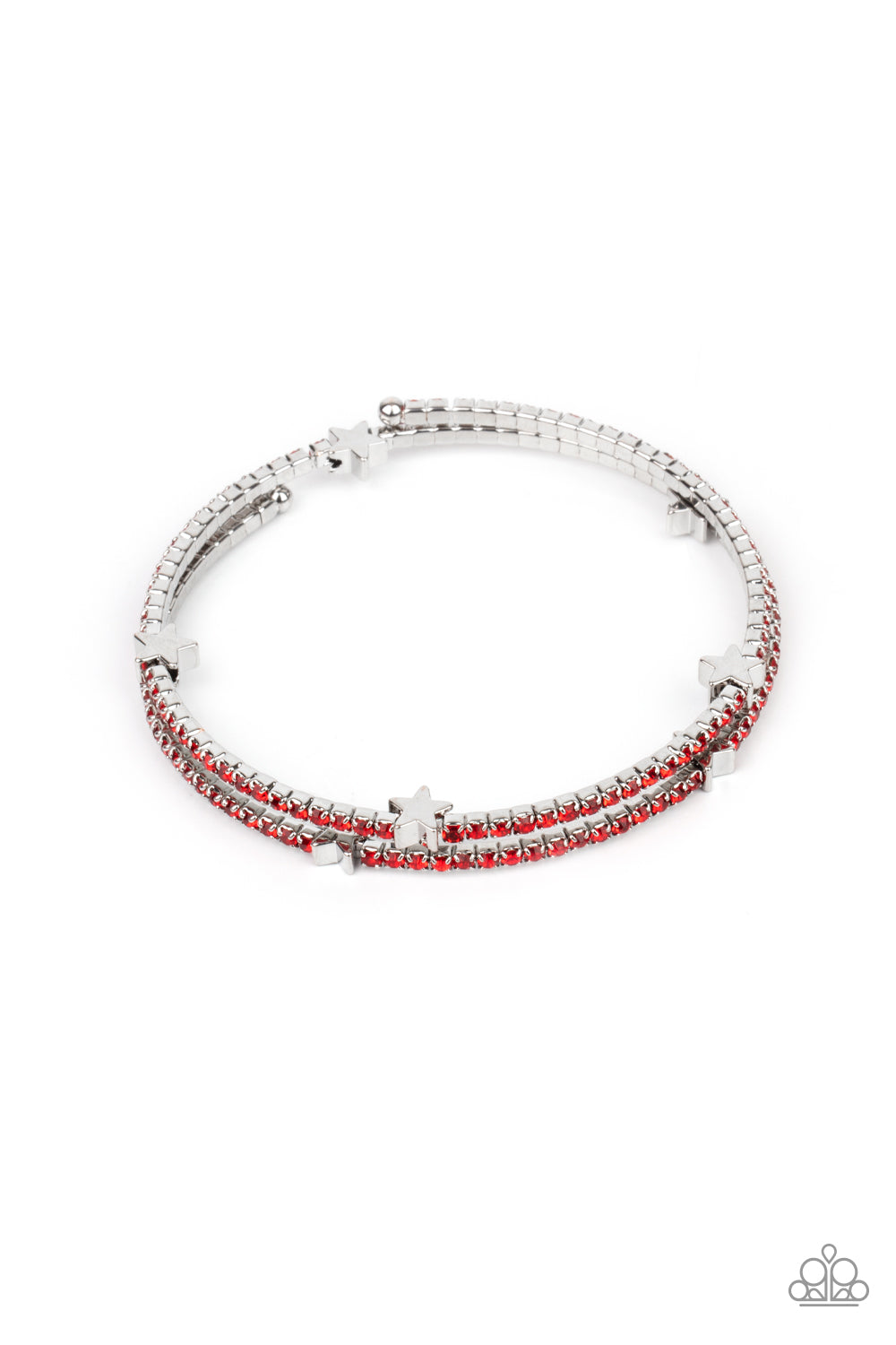 Let Freedom BLING - red - Paparazzi bracelet