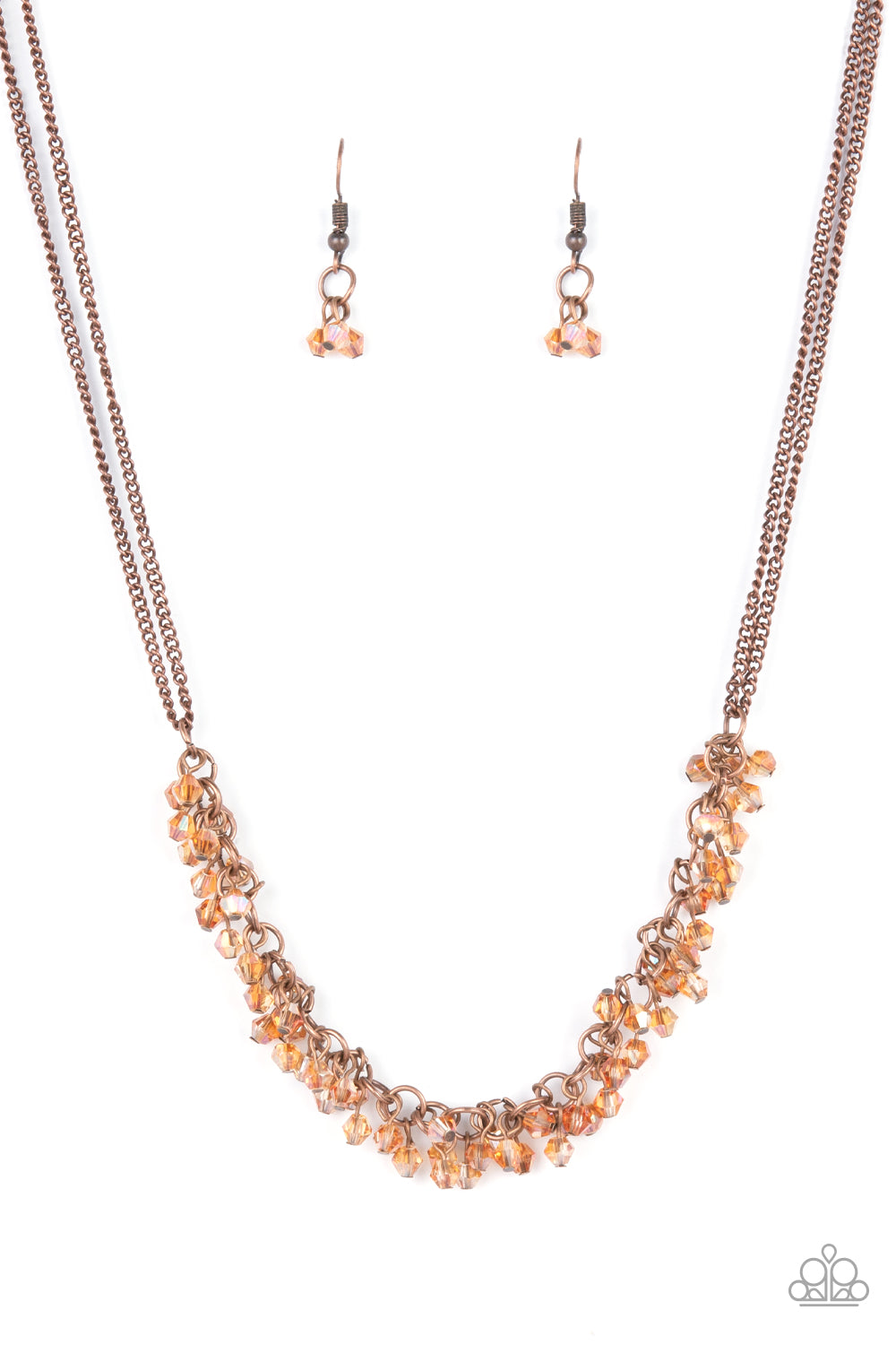 Let There Be TWILIGHT - copper - Paparazzi necklace