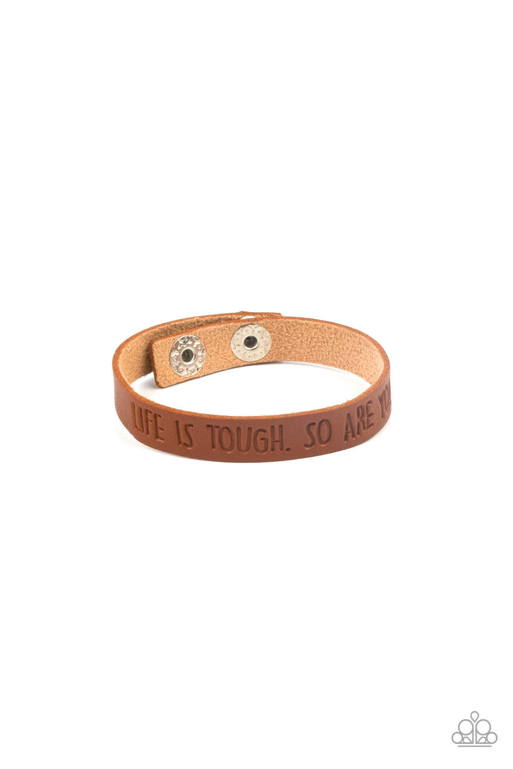 Life is Tough - brown - Paparazzi bracelet