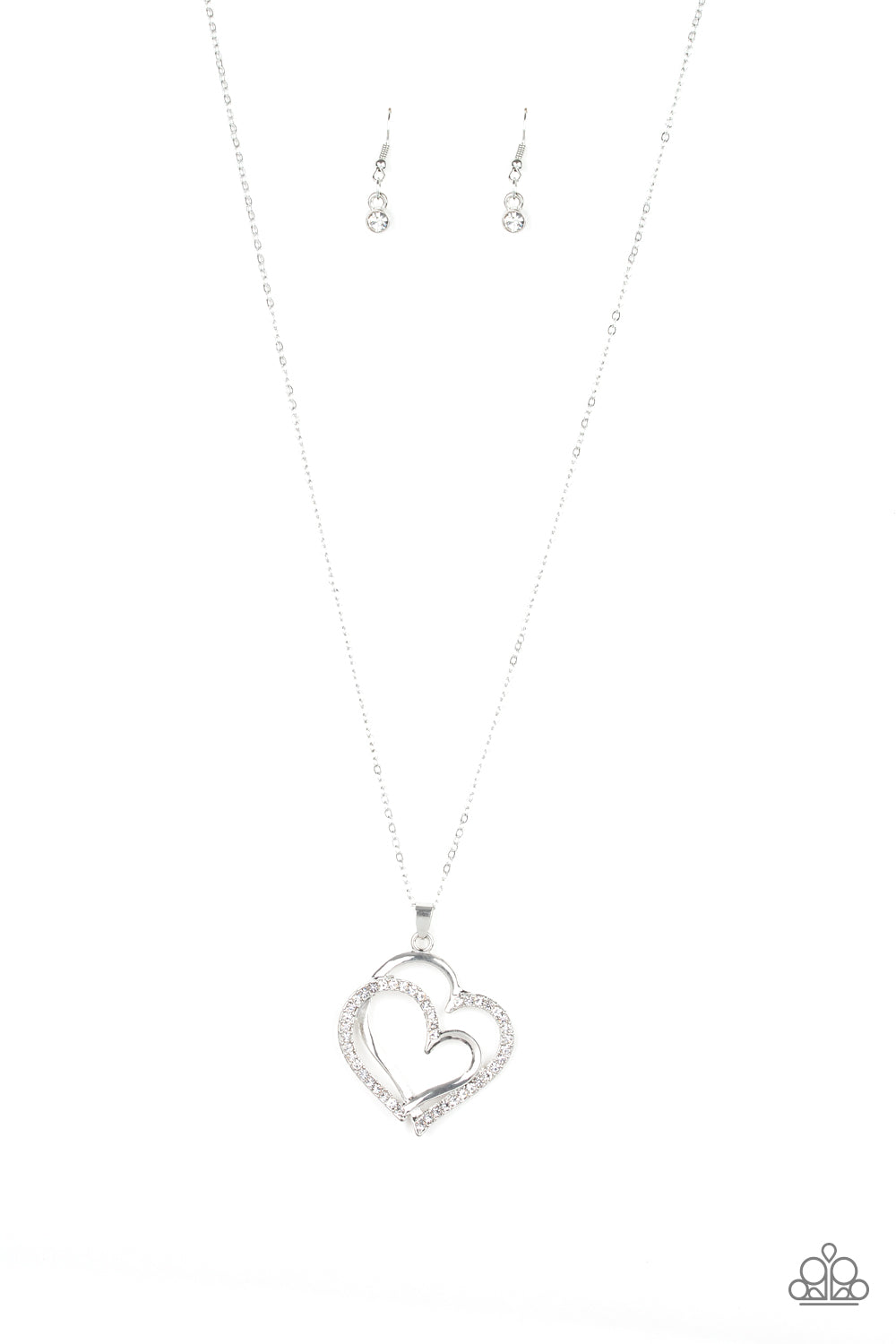 Lighthearted Luster - white - Paparazzi necklace