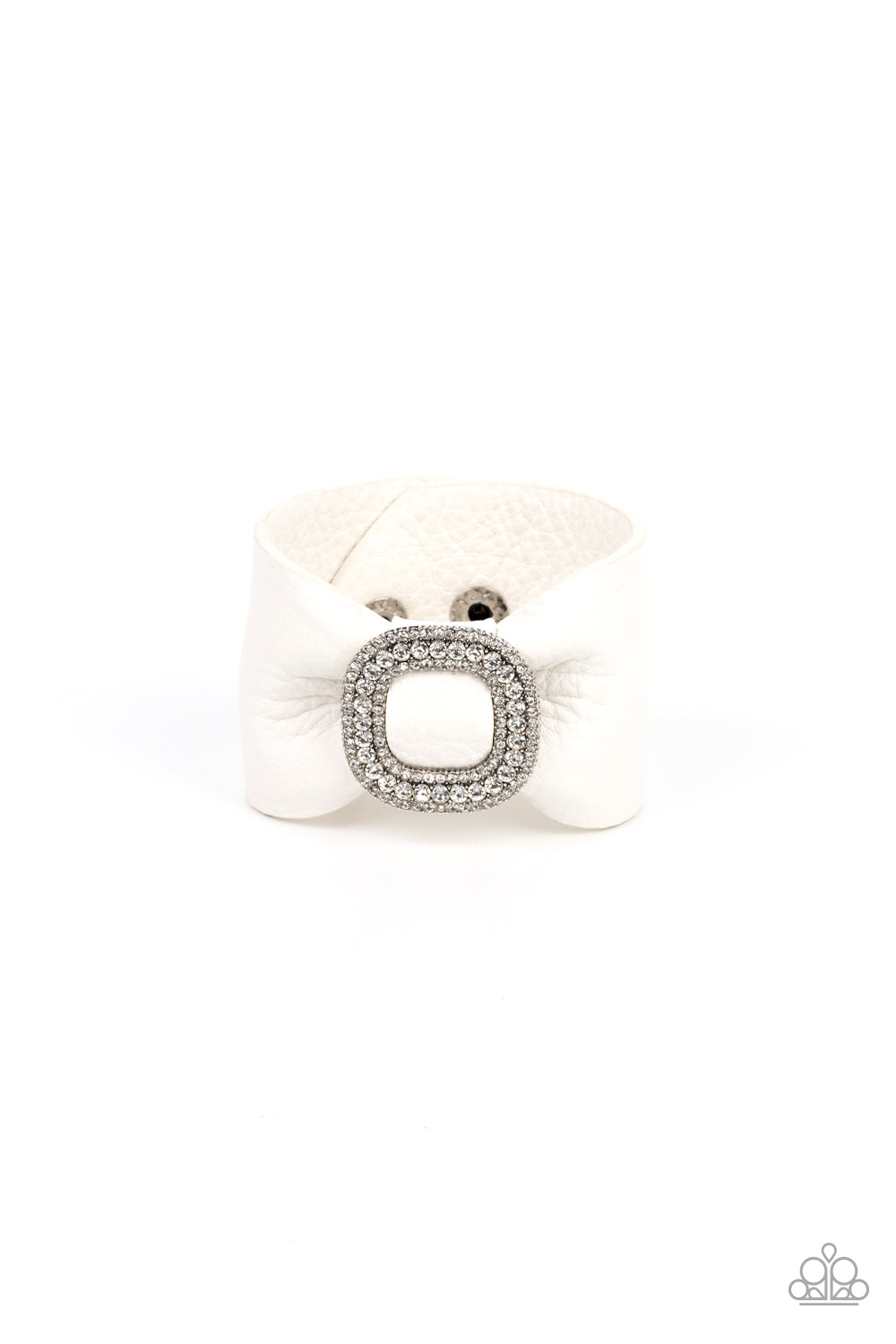 Lights, SELFIE, Action! - white - Paparazzi bracelet