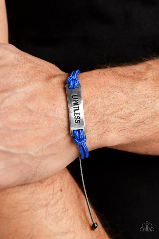 Limitless Layover - blue - Paparazzi MENS bracelet