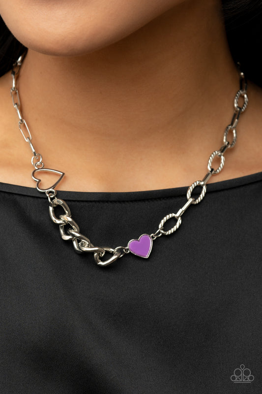 Little Charmer - purple - Paparazzi necklace