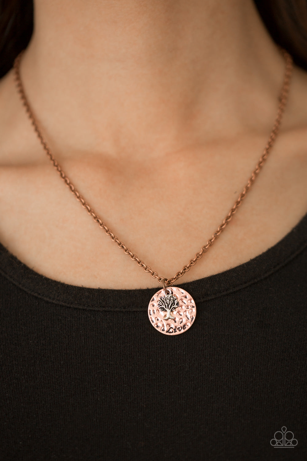 Live Treely - copper - Paparazzi necklace