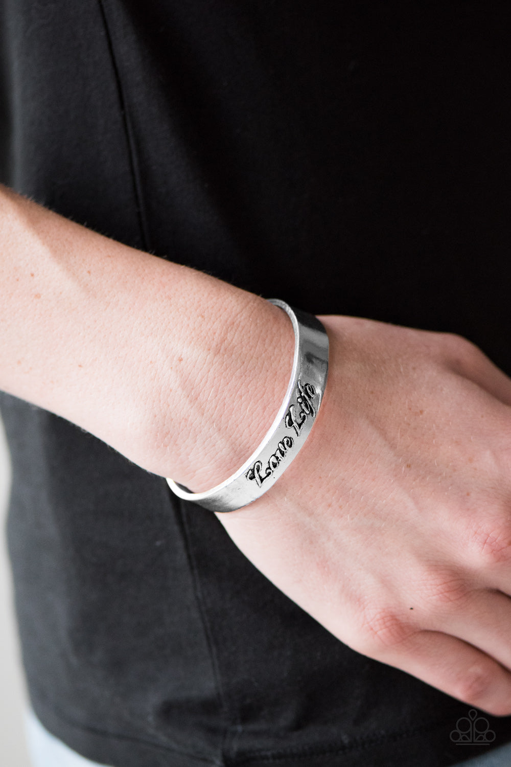 Live to the Fullest - silver - Paparazzi bracelet