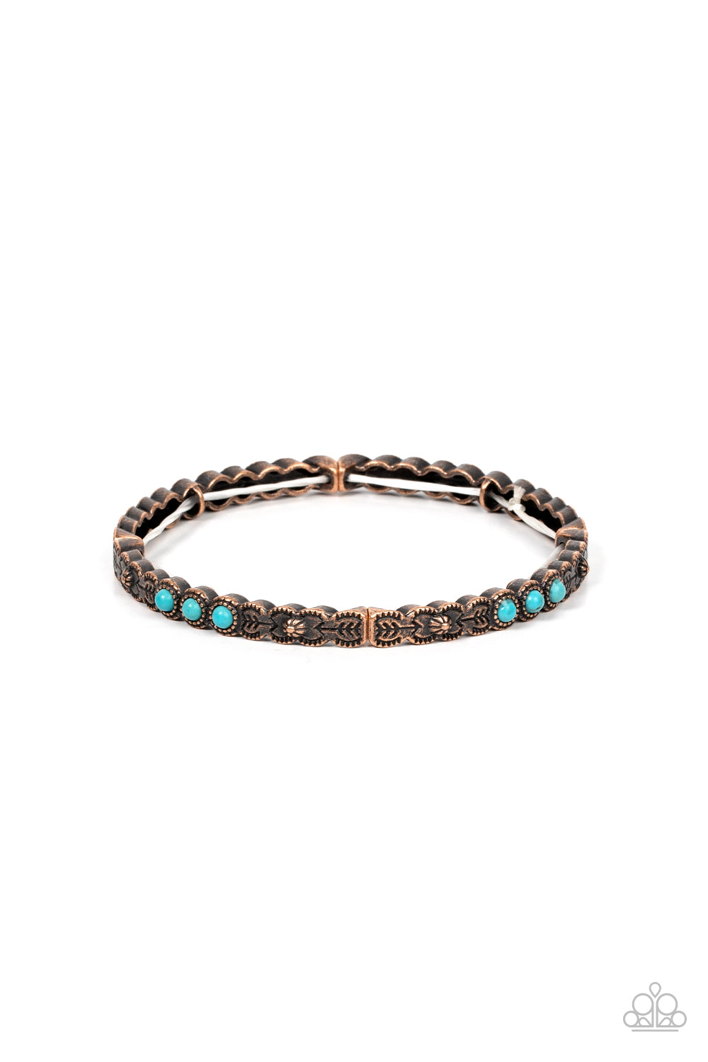 Living In The PASTURE - copper - Paparazzi bracelet