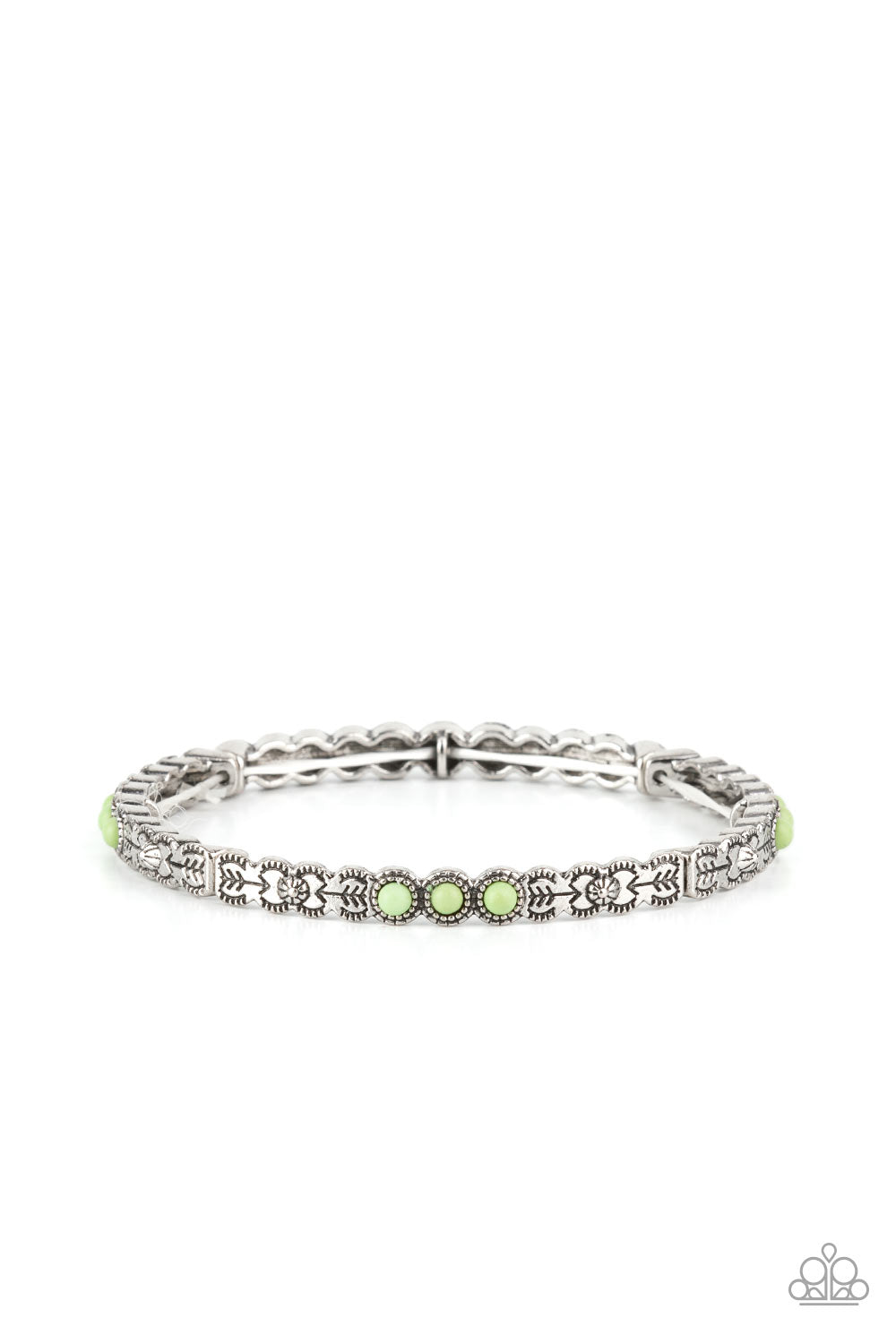 Living In The PASTURE - green - Paparazzi bracelet