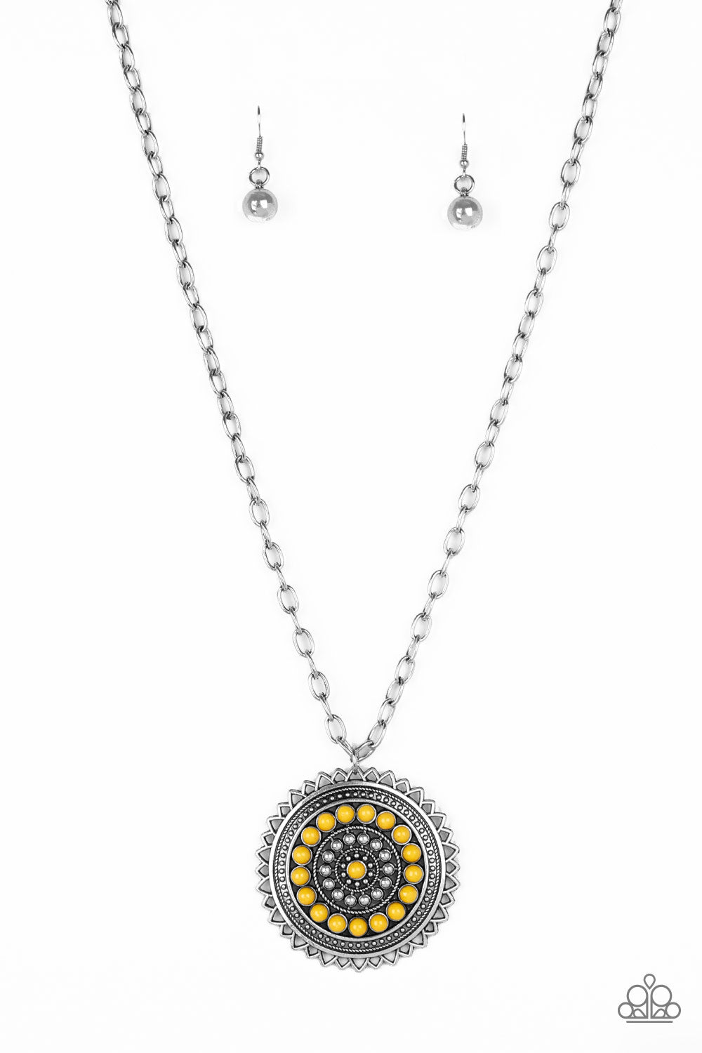 Lost SOL - yellow - Paparazzi necklace