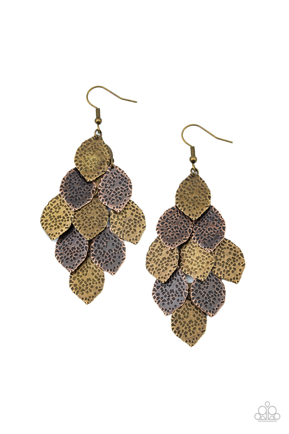 Loud and Leafy - multi - Paparazzi earrings