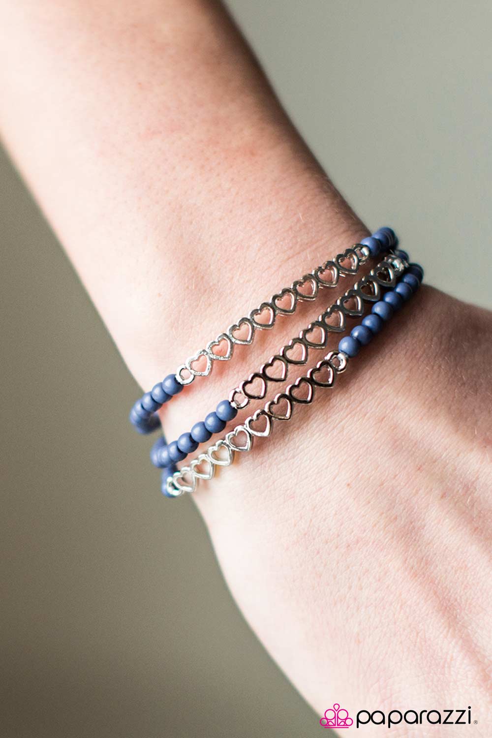 Love Charms - Blue - Paparazzi bracelet