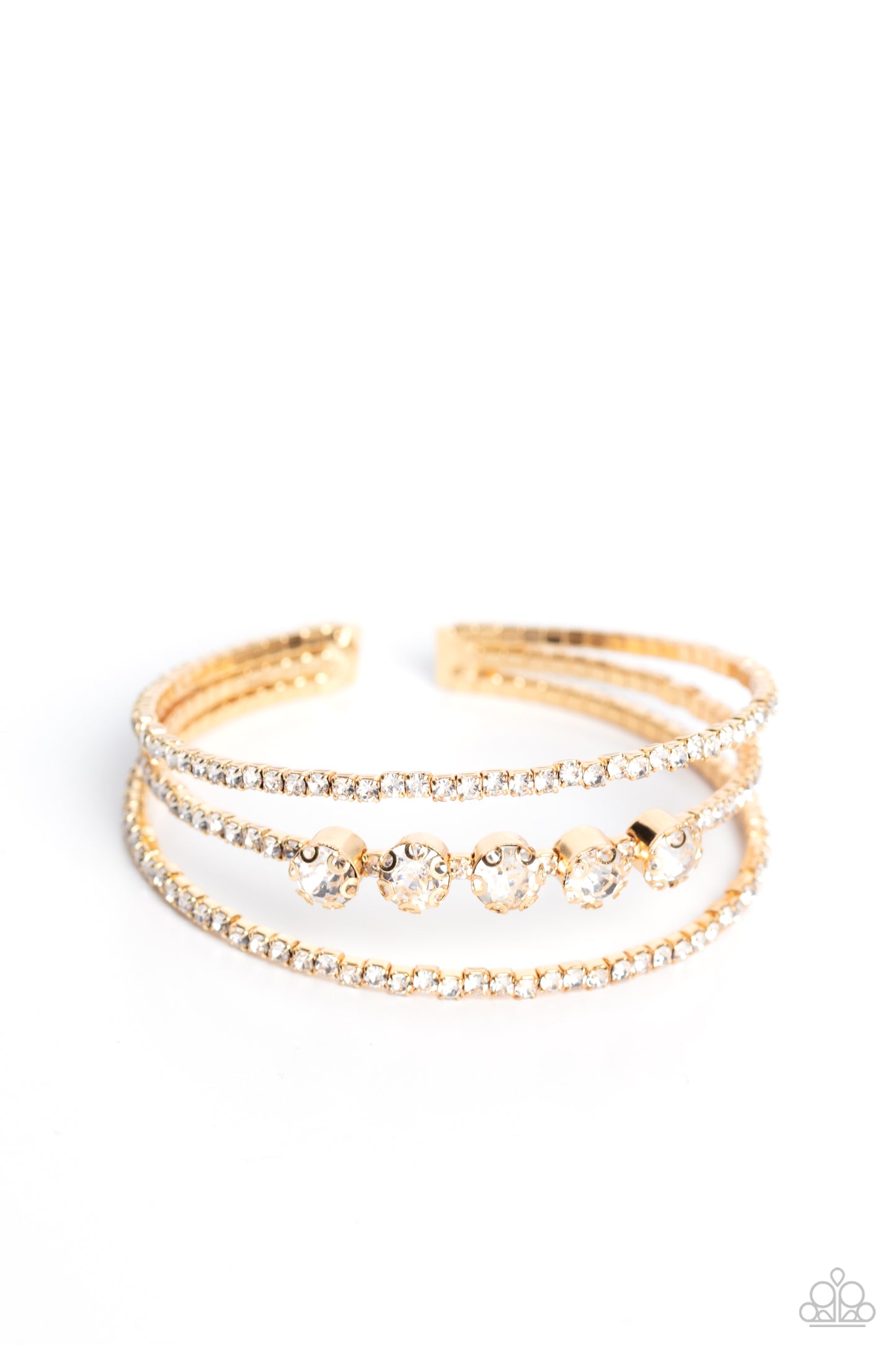 Lucid Layers - gold - Paparazzi bracelet