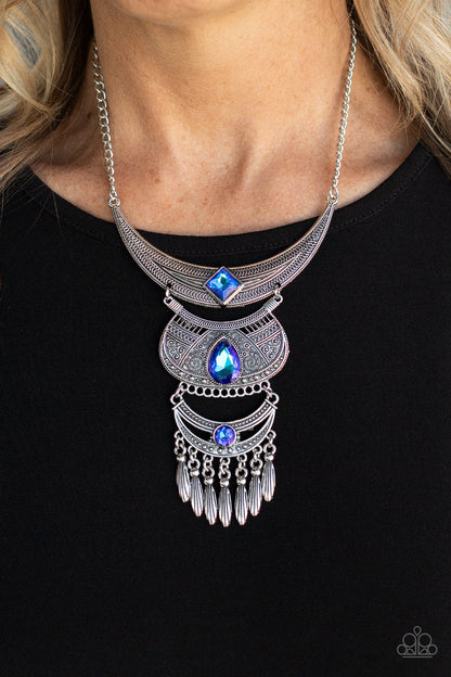 Lunar Enchantment - blue - Paparazzi necklace
