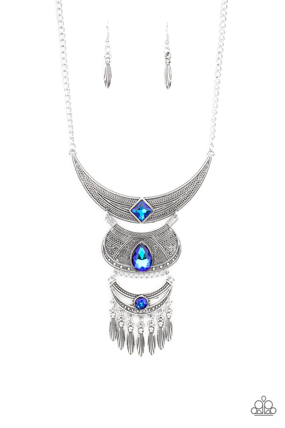 Lunar Enchantment - blue - Paparazzi necklace