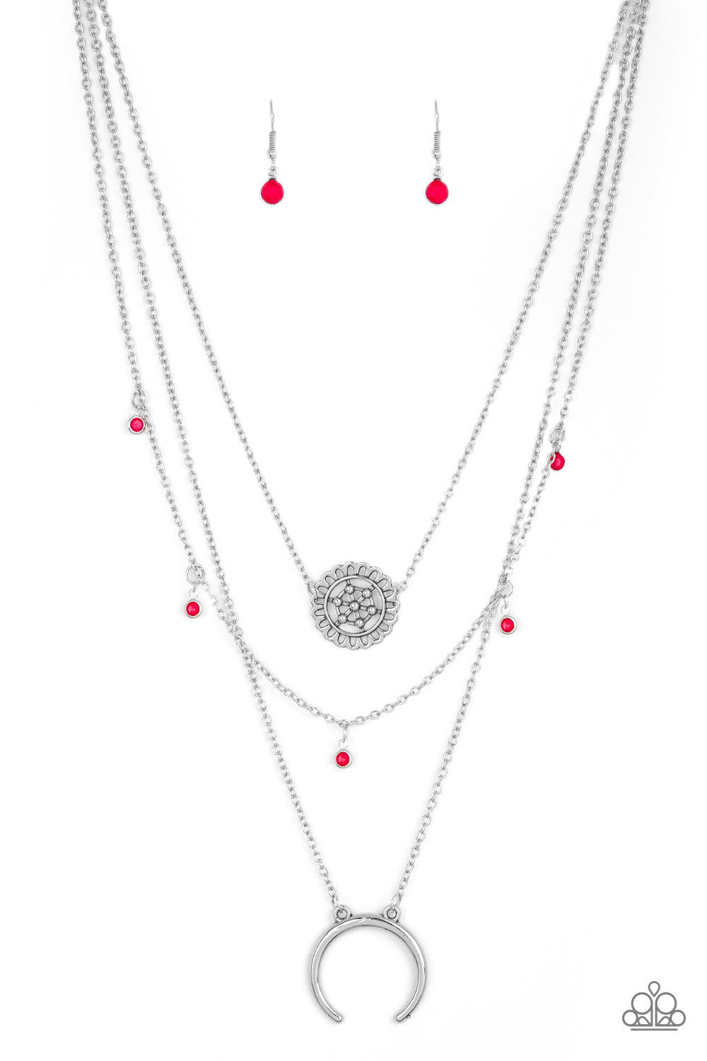 Lunar Lotus - pink - Paparazzi necklace