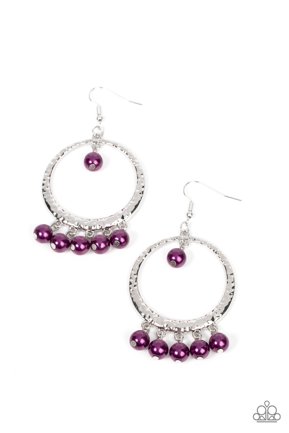 Luscious Luxury - purple - Paparazzi earrings
