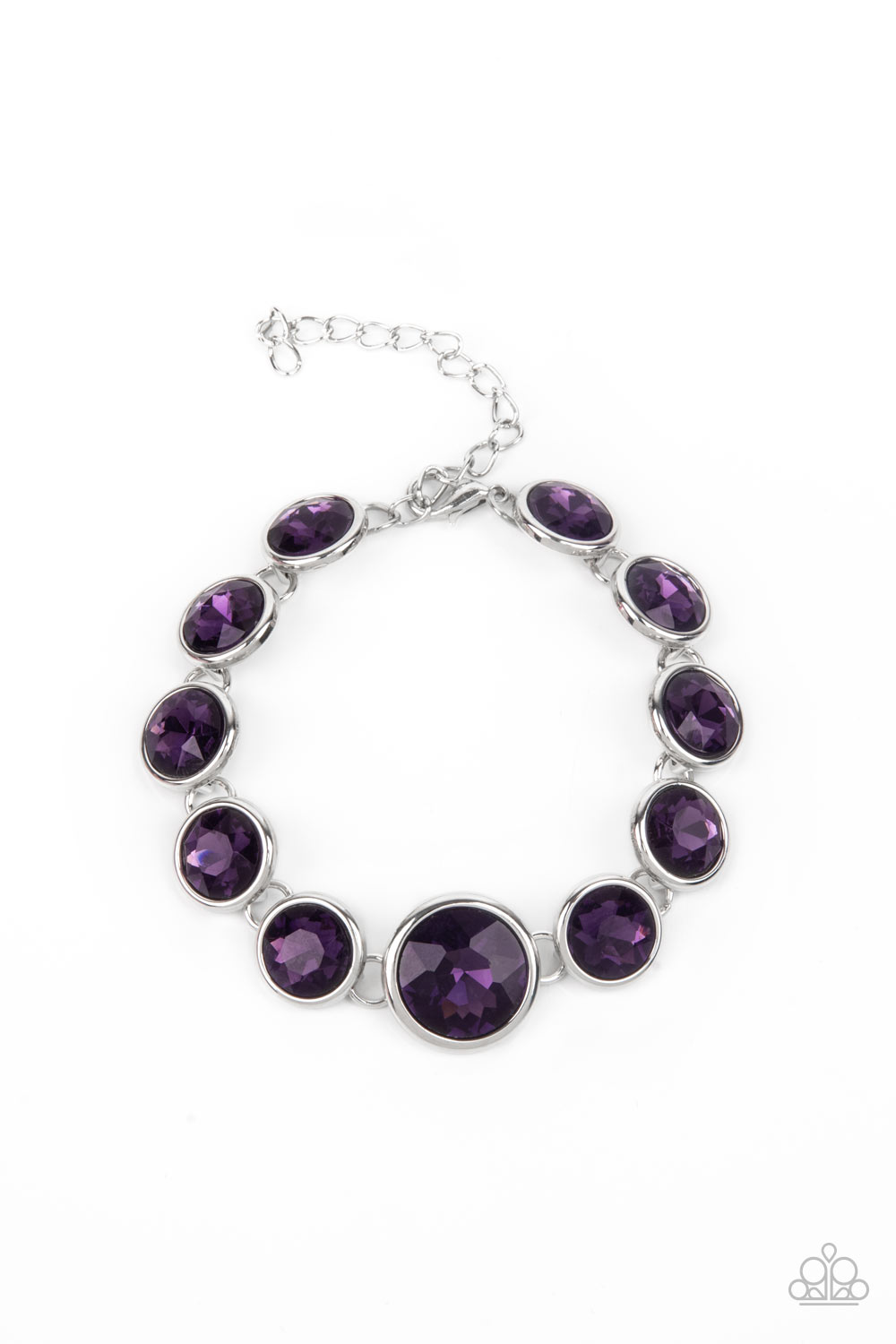 Lustrous Luminosity - purple - Paparazzi bracelet