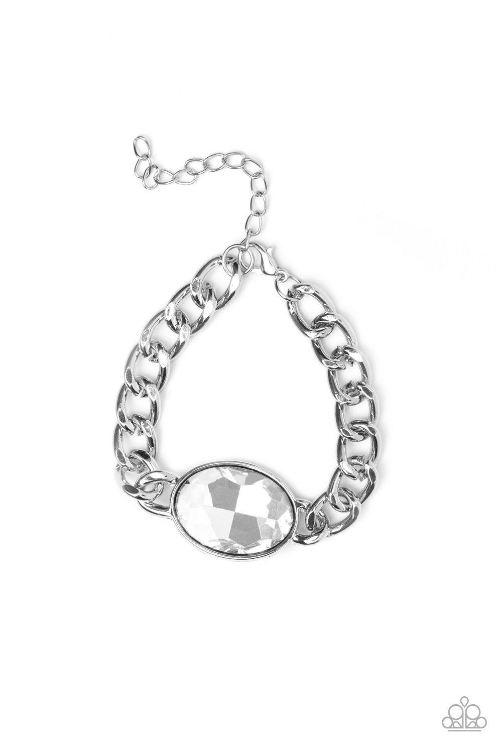 Luxury Lush - white - Paparazzi bracelet