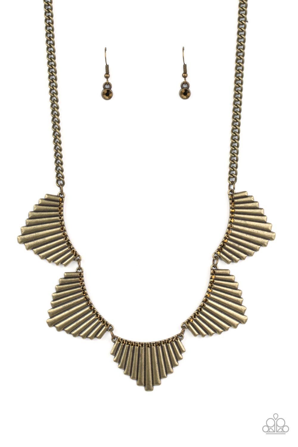 MANE Street - brass - Paparazzi necklace