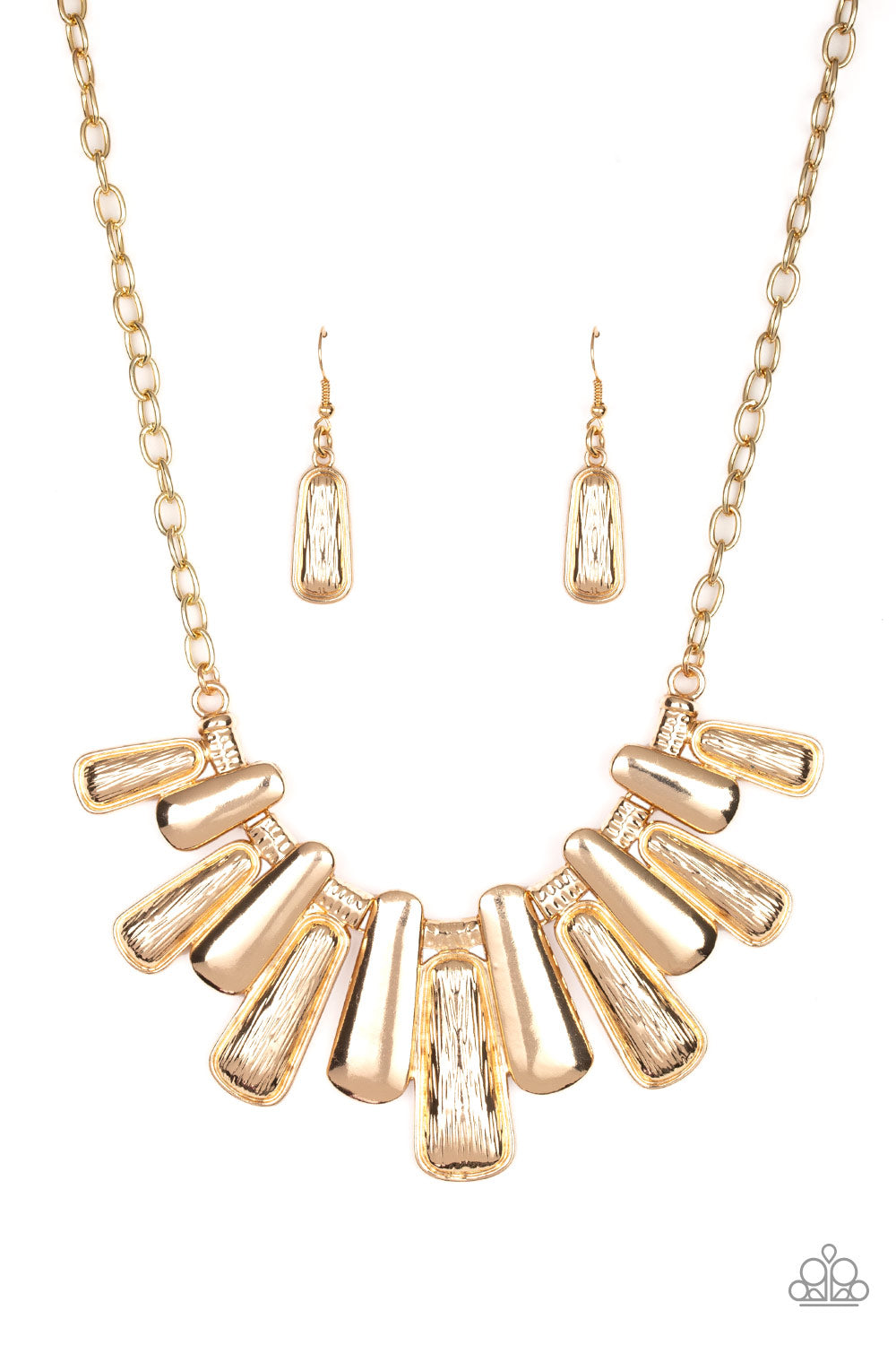MANE Up - gold - Paparazzi necklace