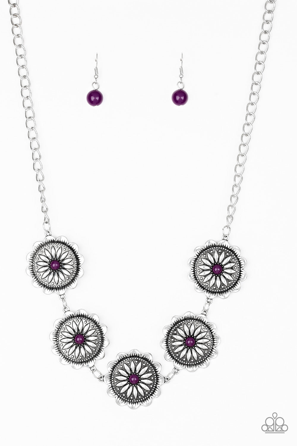 ME-dallions, Myself and I - purple - Paparazzi necklace