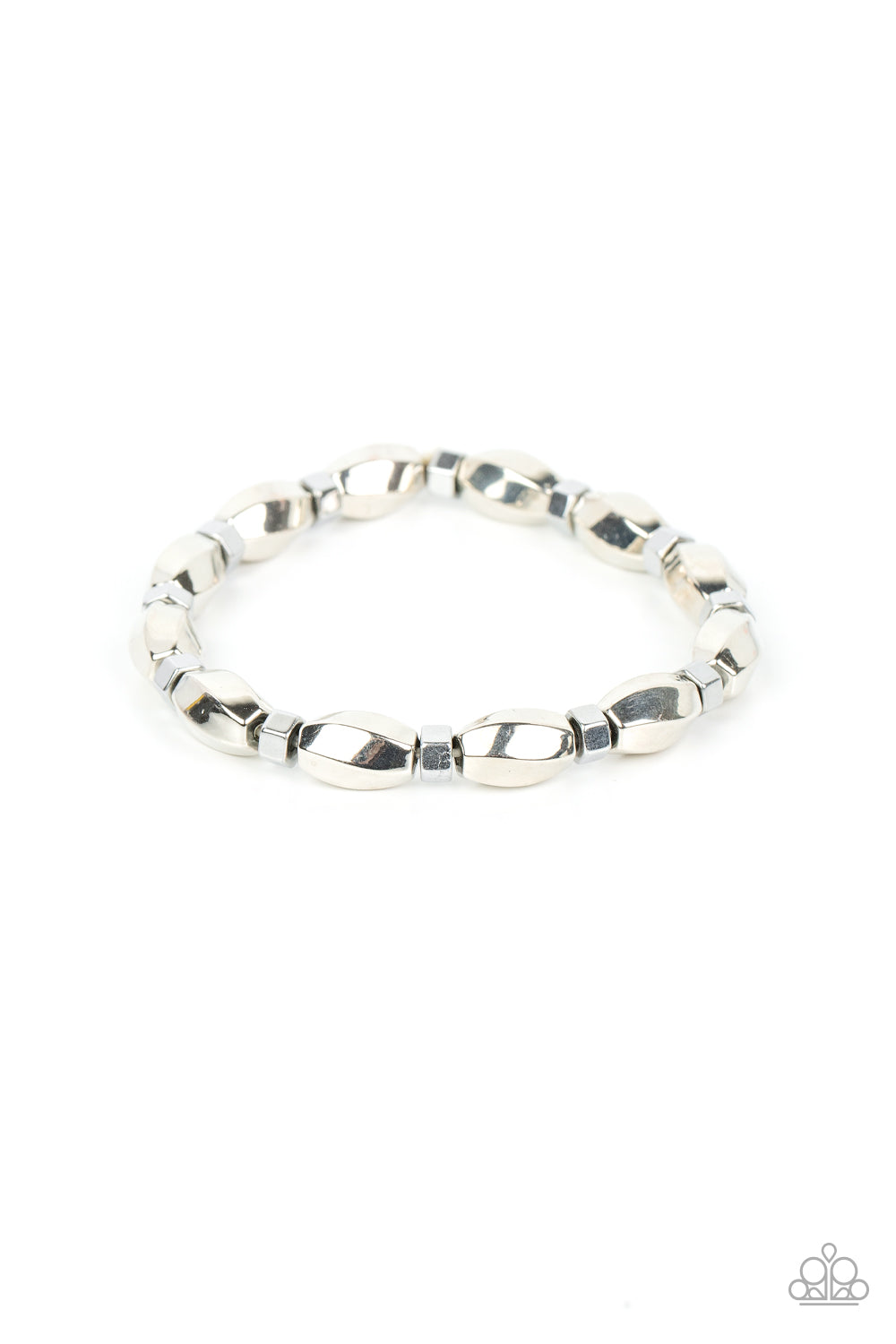Magnetic Mantra - silver - Paparazzi bracelet