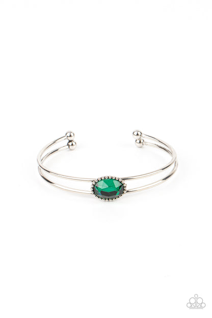 Magnificently Mesmerized - green - Paparazzi bracelet