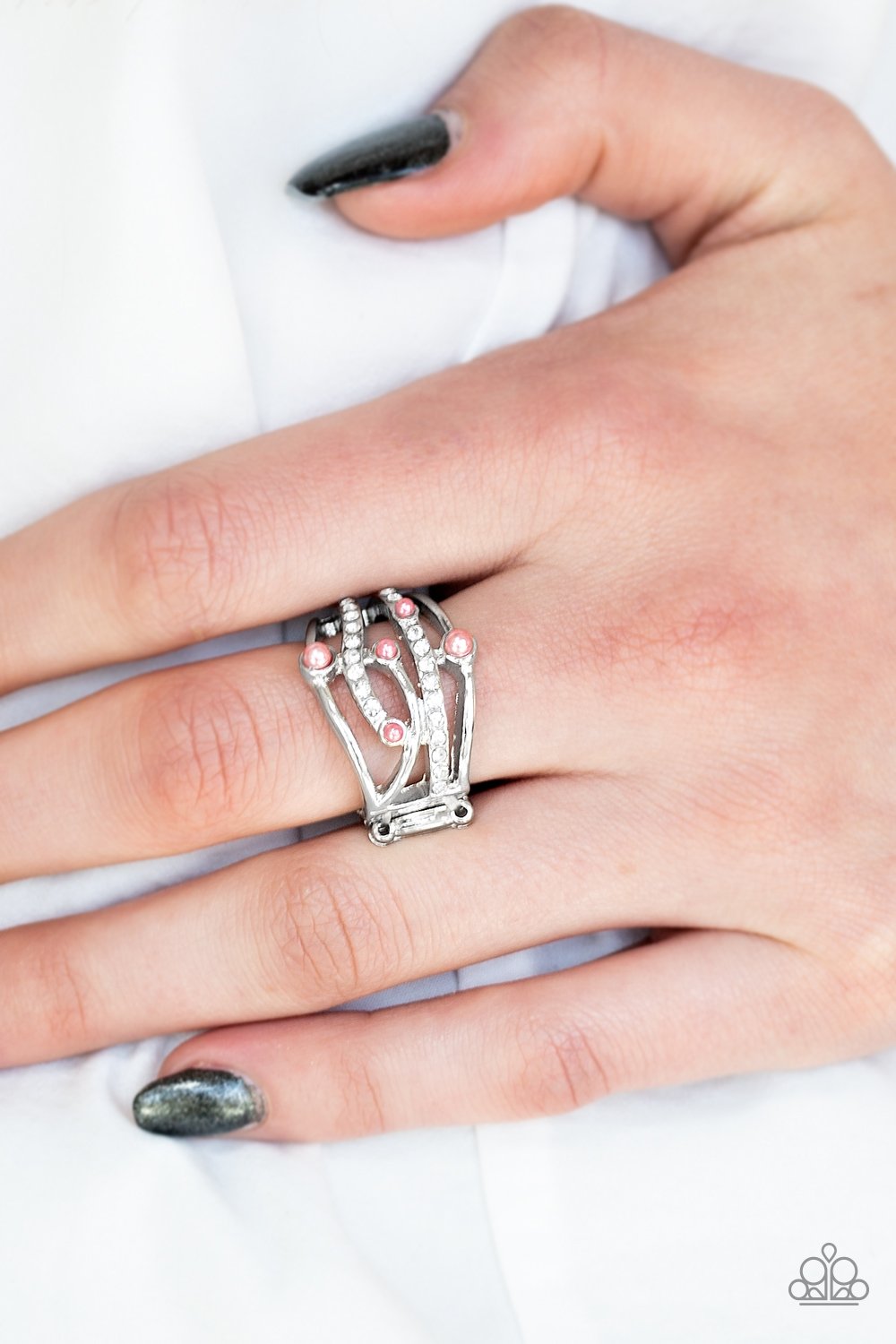 Magnificently Mermaid - orange - Paparazzi ring