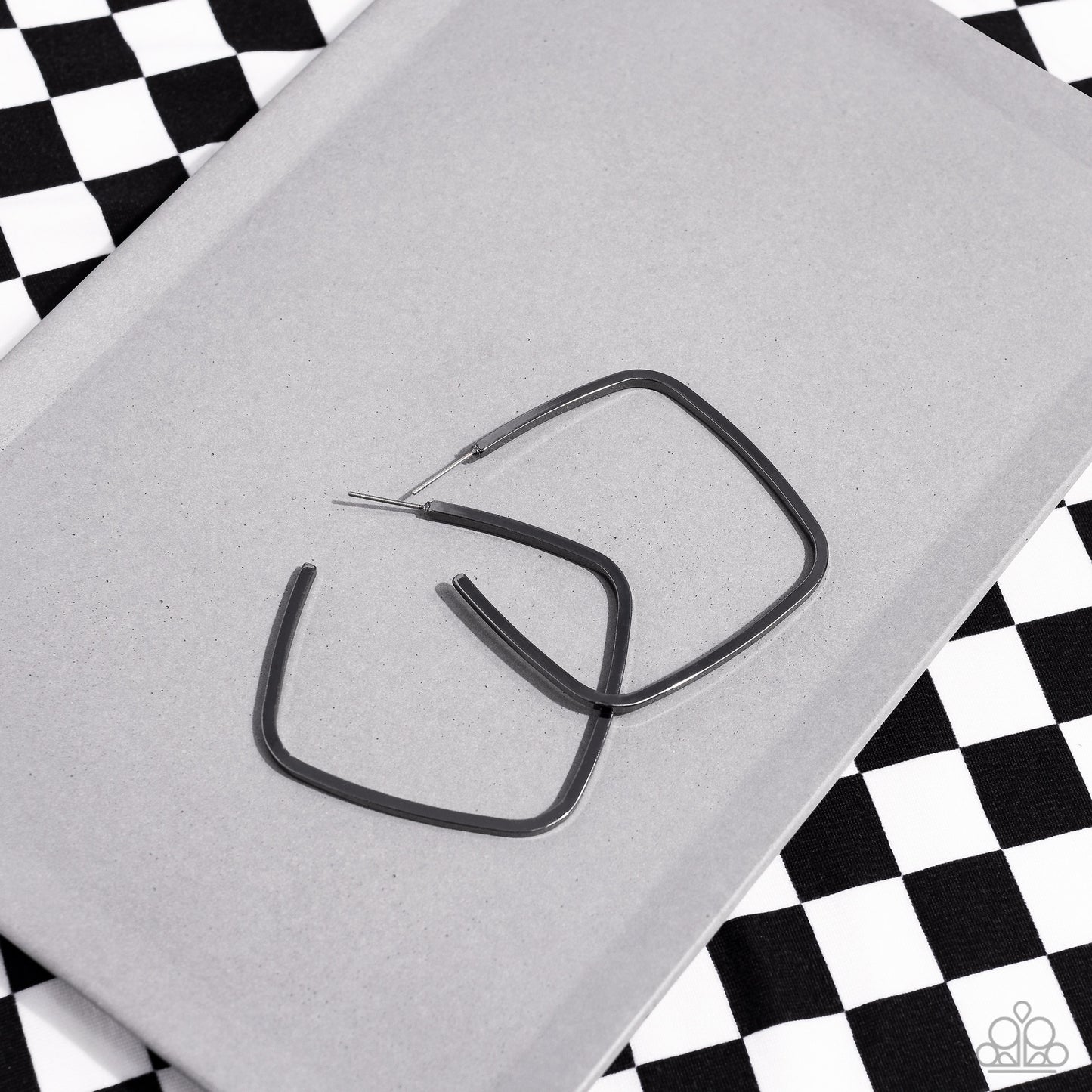 Major Flex - black - Paparazzi earrings