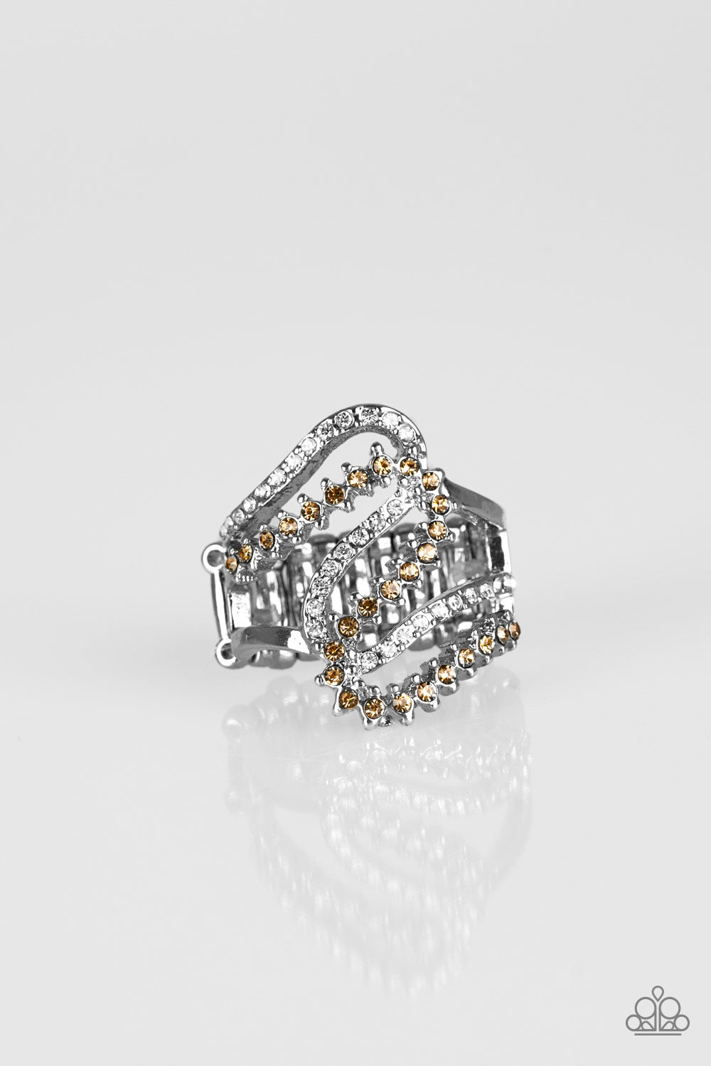 Make Waves - brown - Paparazzi ring