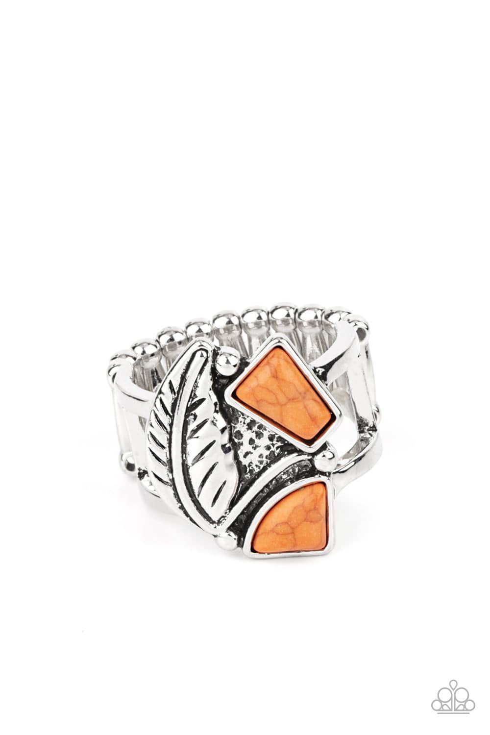 Make the NEST of It - orange - Paparazzi ring