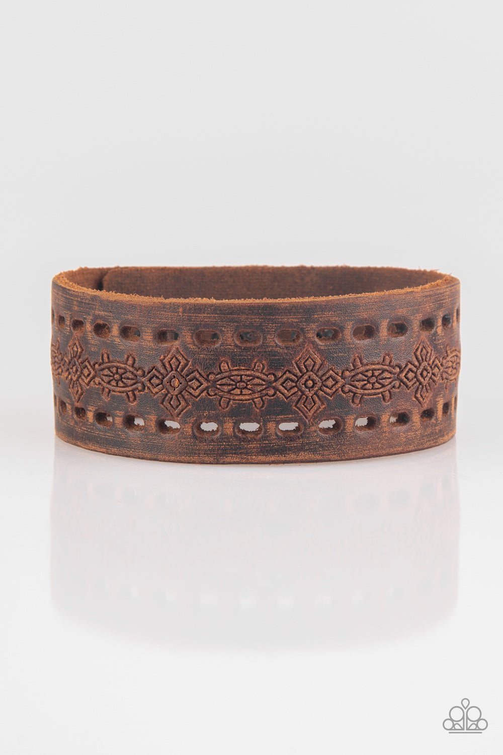 Make the WEST Of It - brown - Paparazzi MENS bracelet